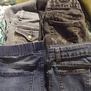 Lot of 4 Pairs Girls Size 8 Jeans
